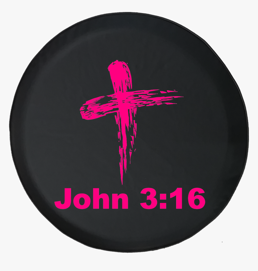 16 Bible Verse God Cross Jeep, HD Png Download