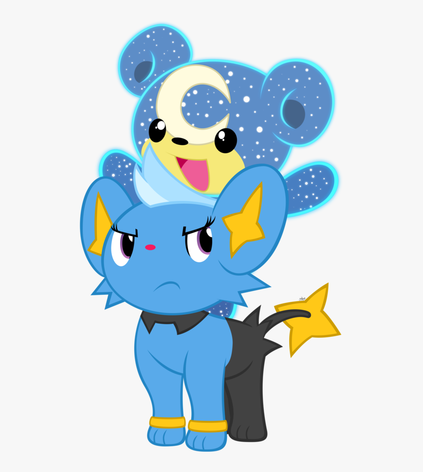 Navitaserussirus, Duo, Pokémon, Safe, Shinx, Simple - Cartoon, HD Png Download