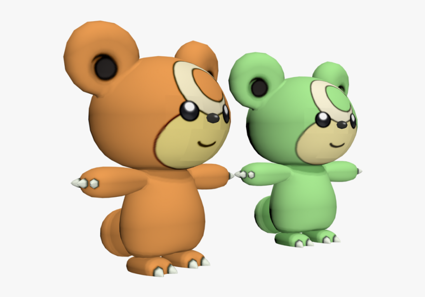 Teddiursa 3d Model, HD Png Download