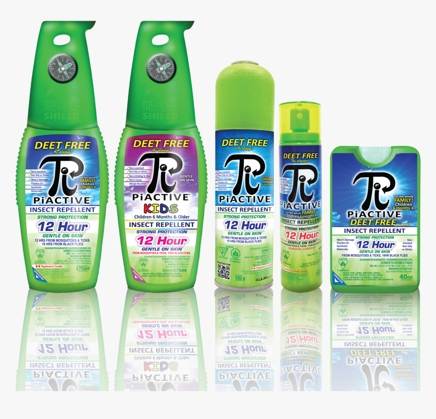 2017 Piactive Family Pic Sml - Pi Active Bug Spray, HD Png Download