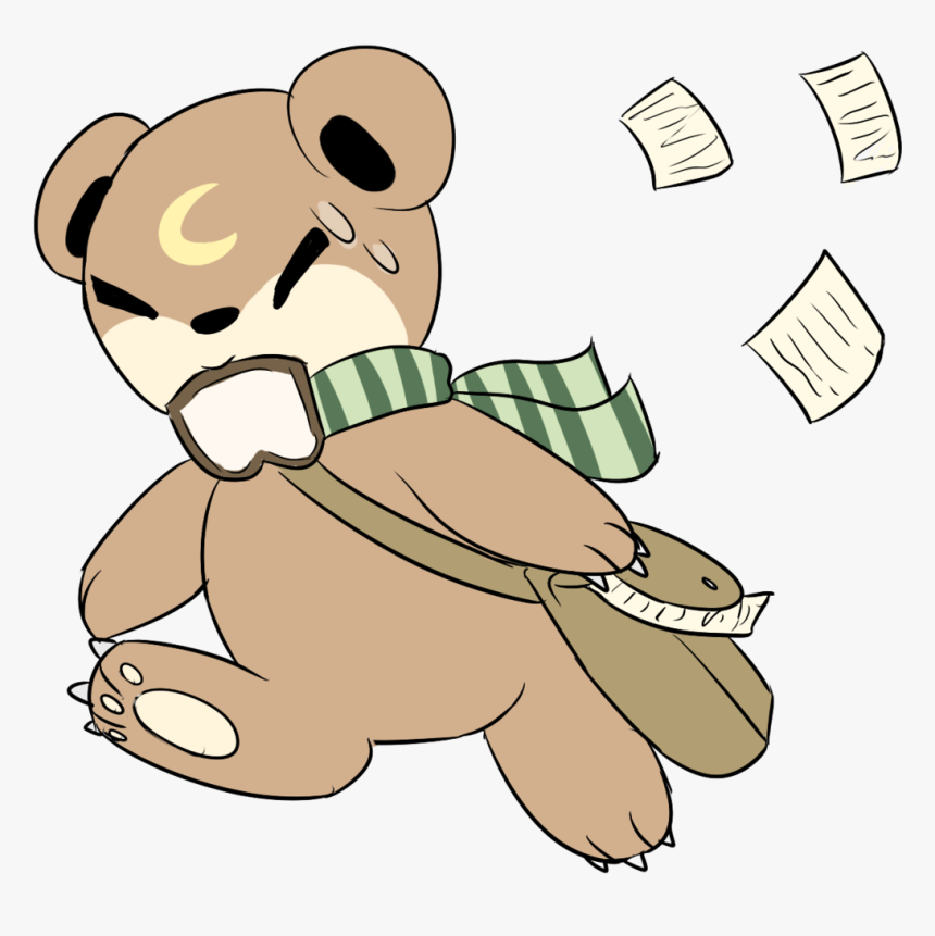 Teddy Is Going To Be Late For Bear School - Cartoon, HD Png Download