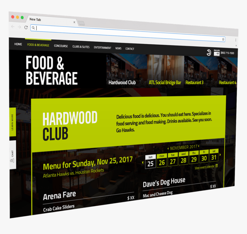 Hawks Arena Site - Online Advertising, HD Png Download