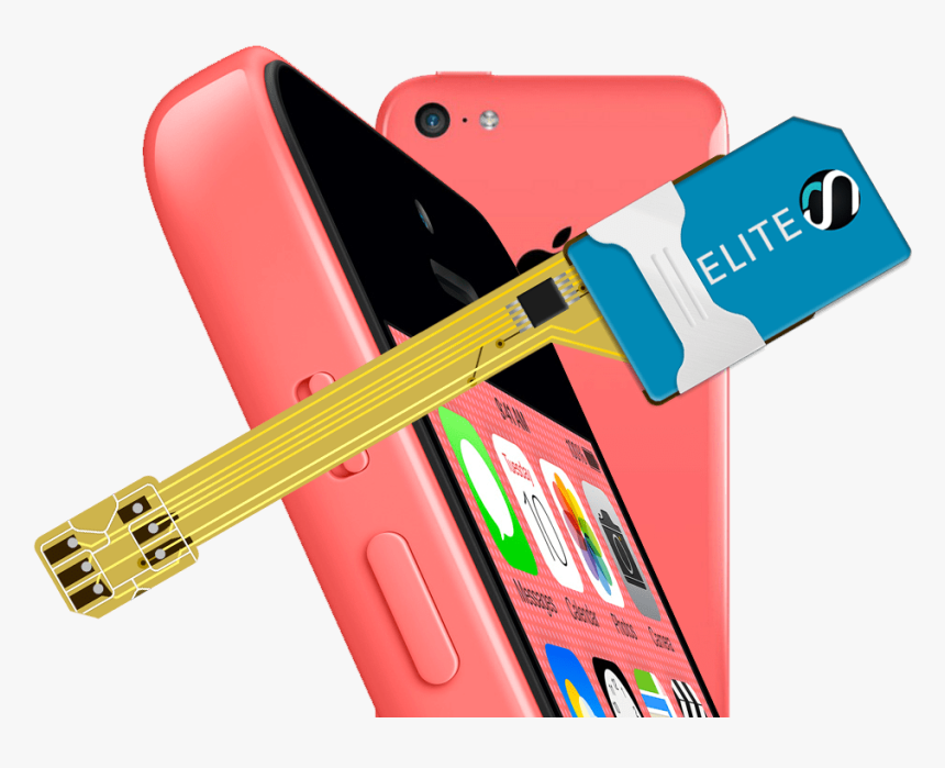 Magicsim Elite - Iphone 5c - Iphone 5c Dual Sim Adapter, HD Png Download