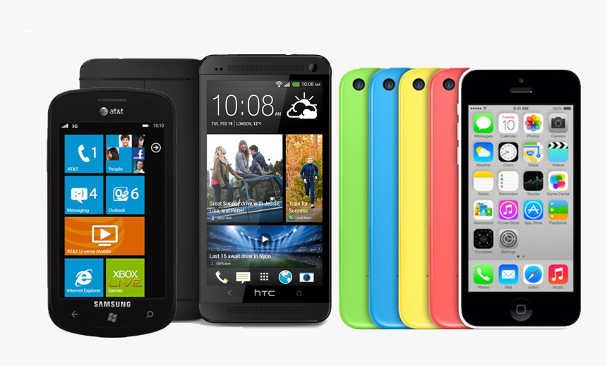 Mobile App Platforms - Htc One Black, HD Png Download