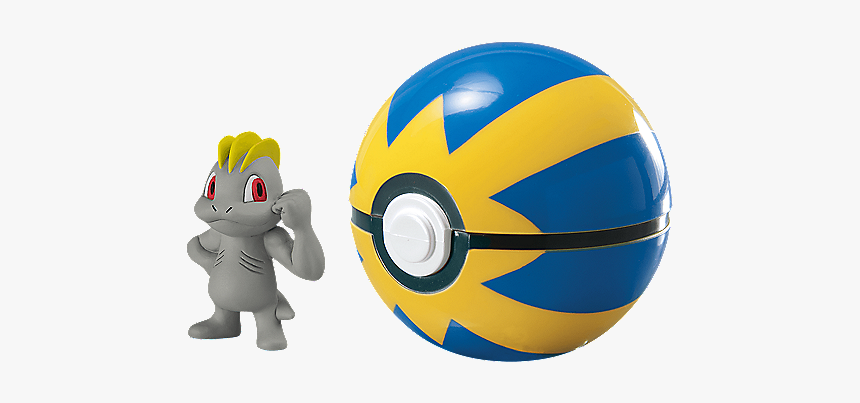 Machop Quick Ball - Pokemon Figurki, HD Png Download