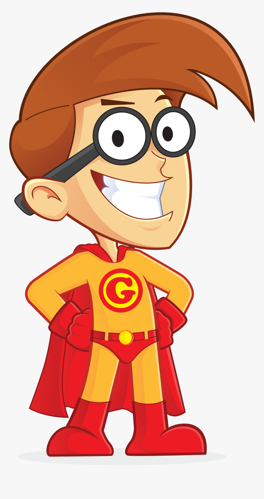 Transparent Nerd Cartoon, HD Png Download