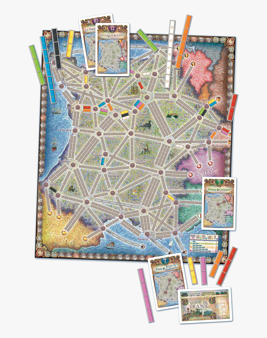 Ticket To Ride France And Old West, HD Png Download