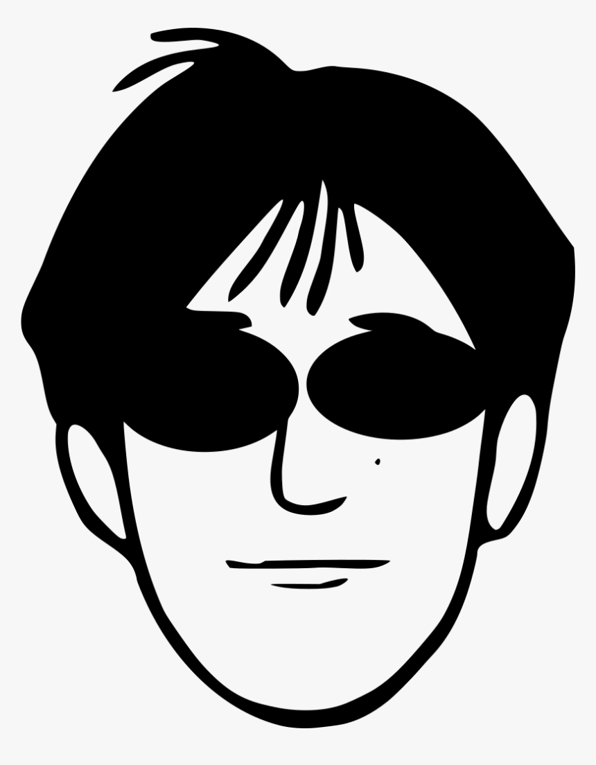 Drawing Black Hair Men, HD Png Download