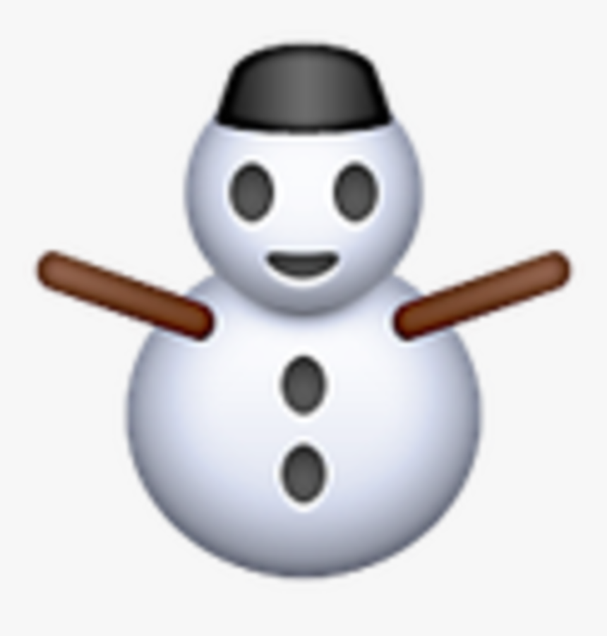 Snowman Face Png -it S Your Only Connection To Winter - Peliculas De Disney Con Emojis, Transparent Png
