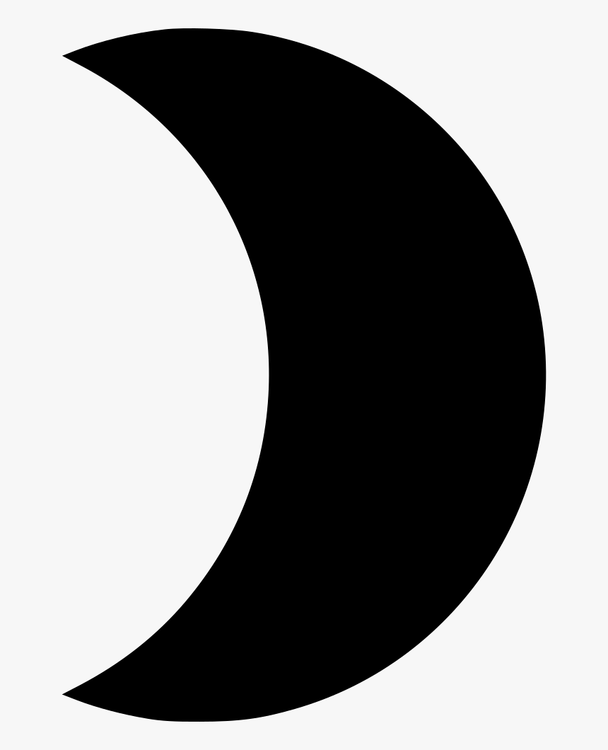 Moon Waxing Crescent - Waxing Crescent Png, Transparent Png