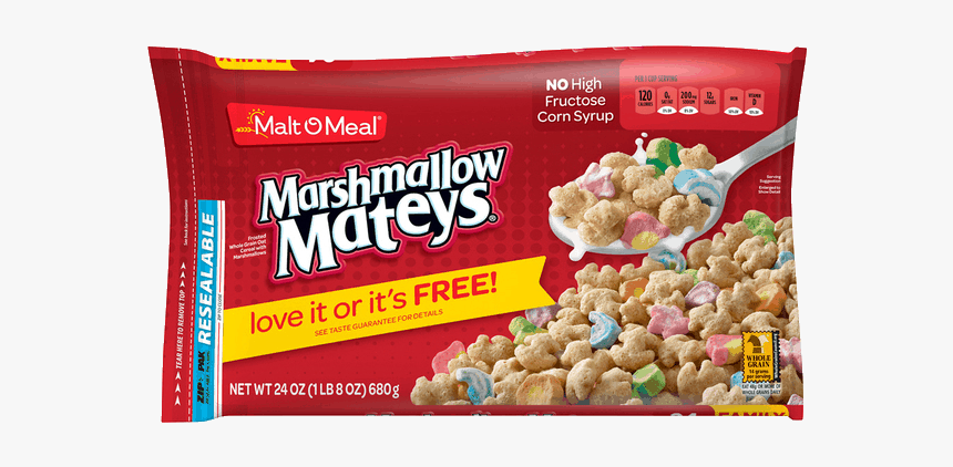 Malt O Meal Marshmallow Mateys Cereal, HD Png Download