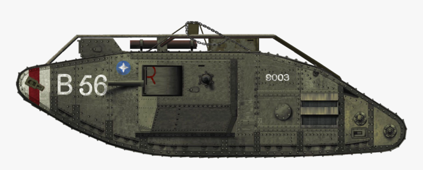 Tank Mark V Named Barrhead - Mark V Tank, HD Png Download