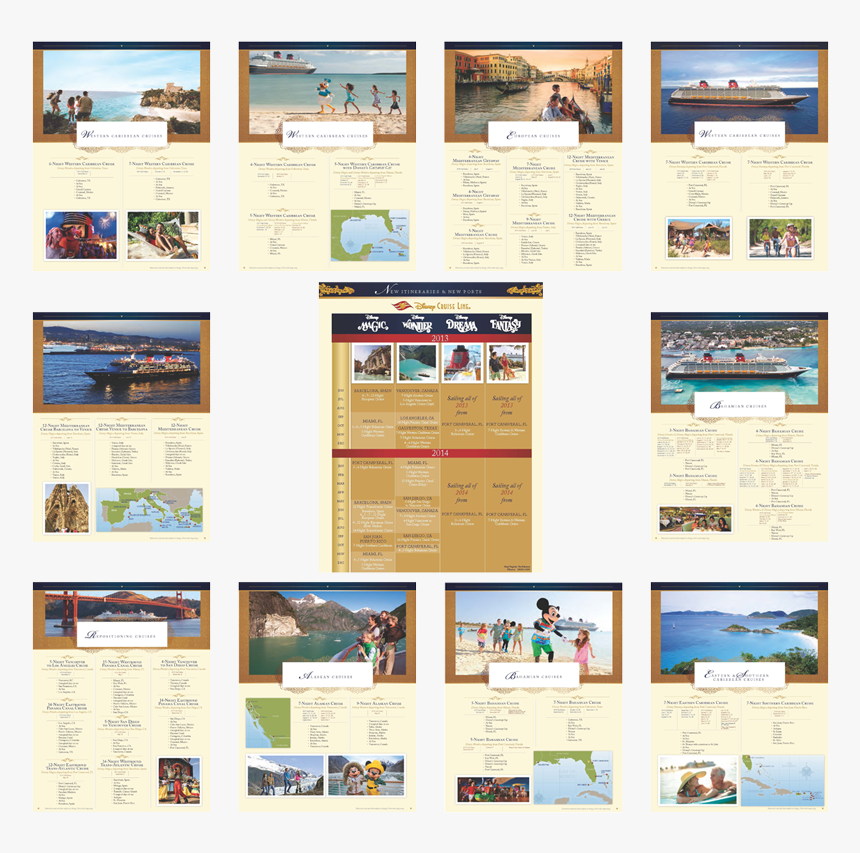 Disney Cruise Line Brochure, HD Png Download