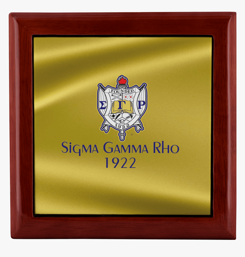 Sigma Gamma Rho Jewelry Box - Picture Frame, HD Png Download