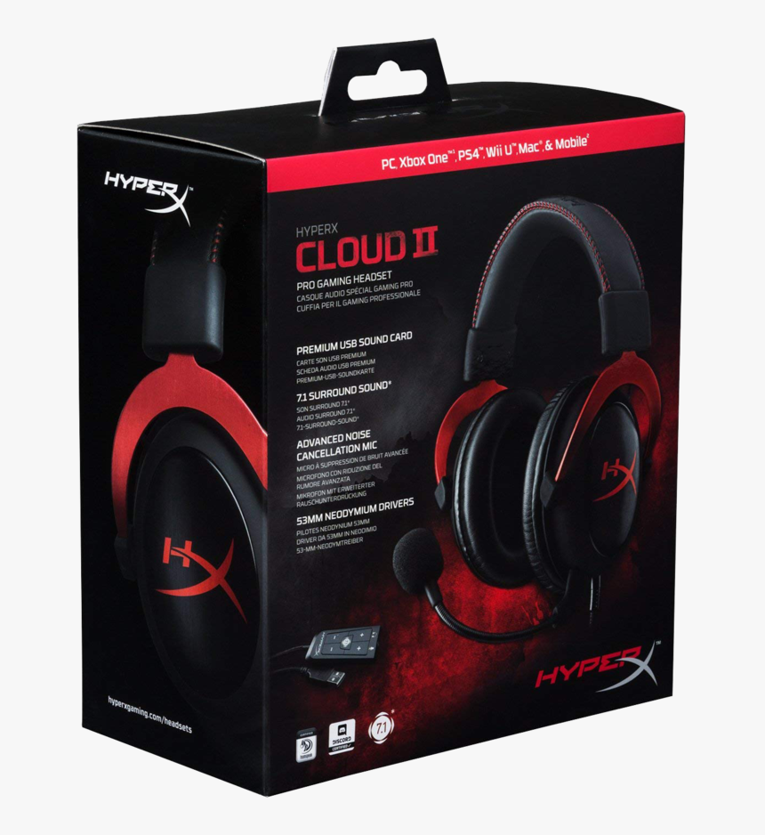 Hyper X Cloud 2 Red, HD Png Download