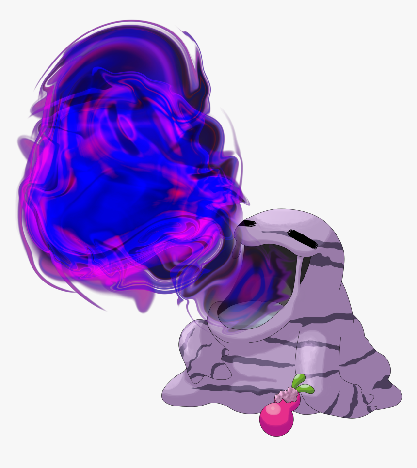 Grimer Used Belch By Mudsaw, HD Png Download