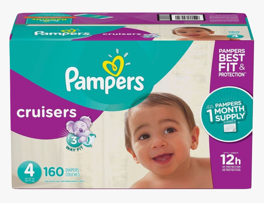 Pampers Cruisers Size 4, HD Png Download