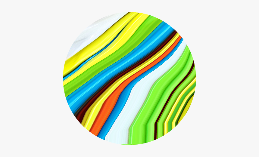 💚🧡💙

#orange #green #bright #colours #swirl #background, HD Png Download
