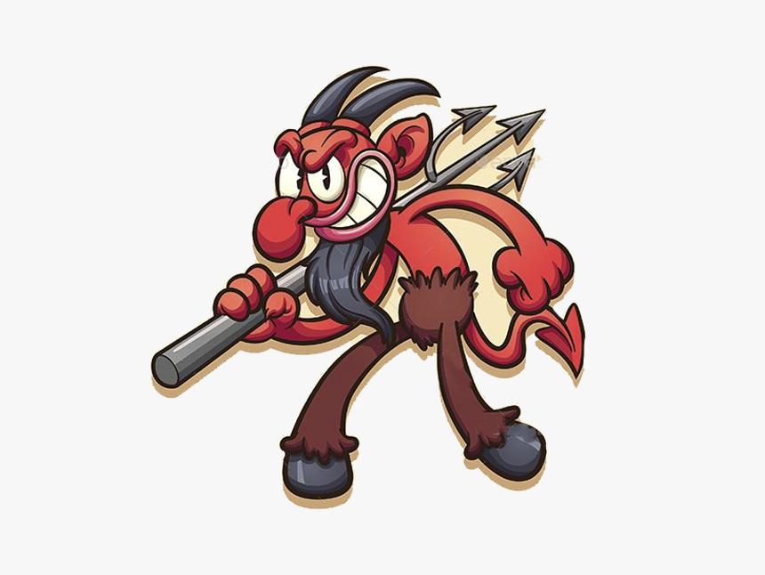 Transparent Cartoon Burger Png - Vintage Cartoon Devil, Png Download