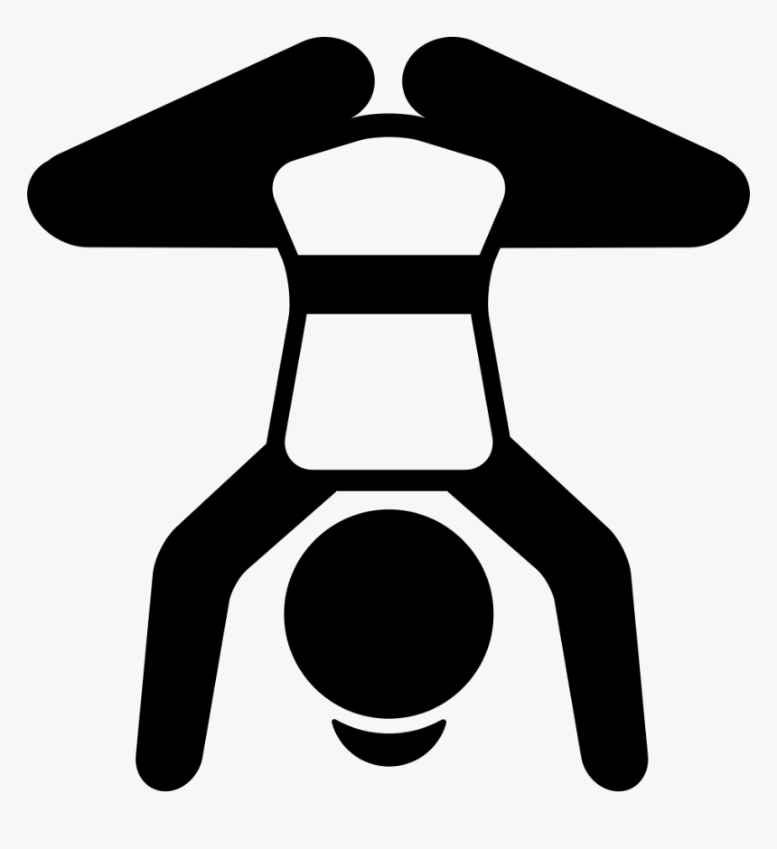 Girl In Handstands Position Flexing Legs, HD Png Download
