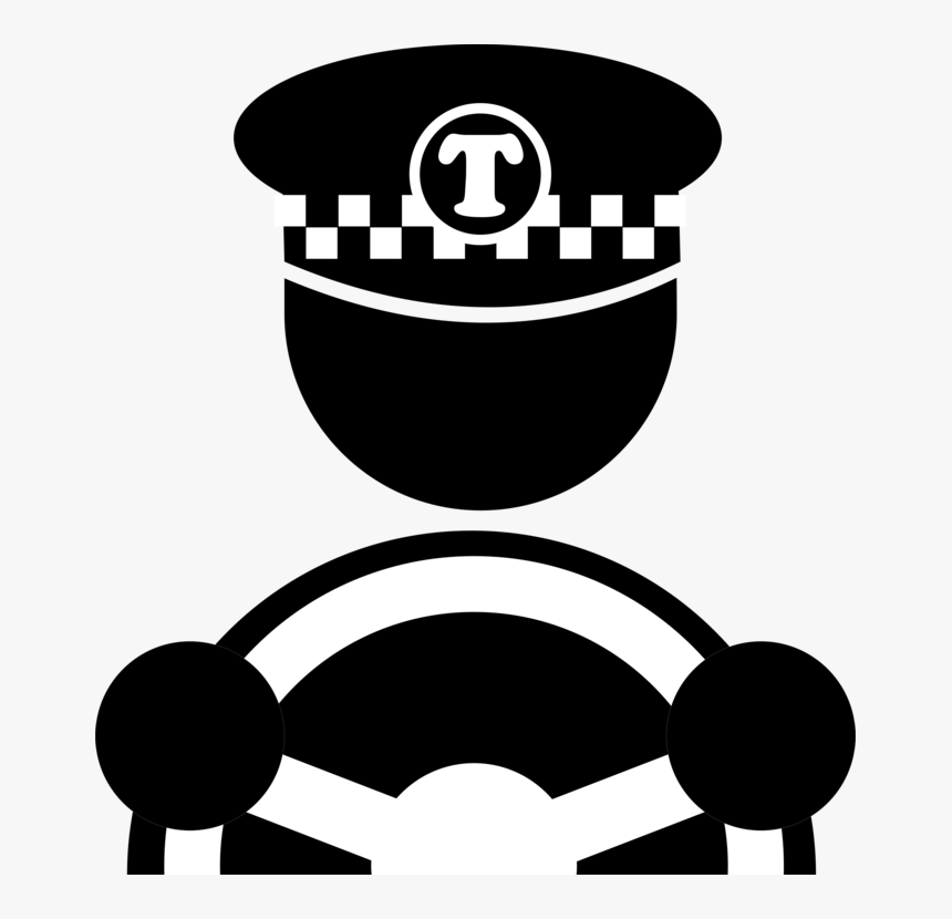Recreation,monochrome Photography,artwork - Taxi Driver Symbol, HD Png Download