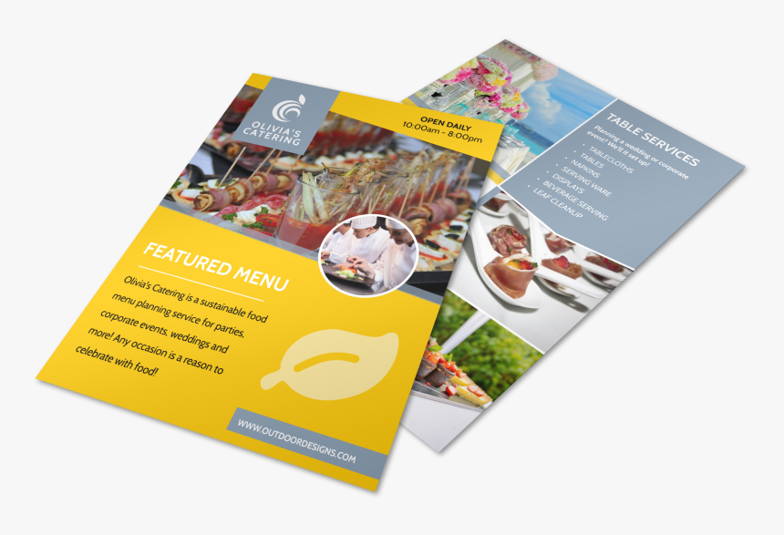 Catering Flyer, HD Png Download