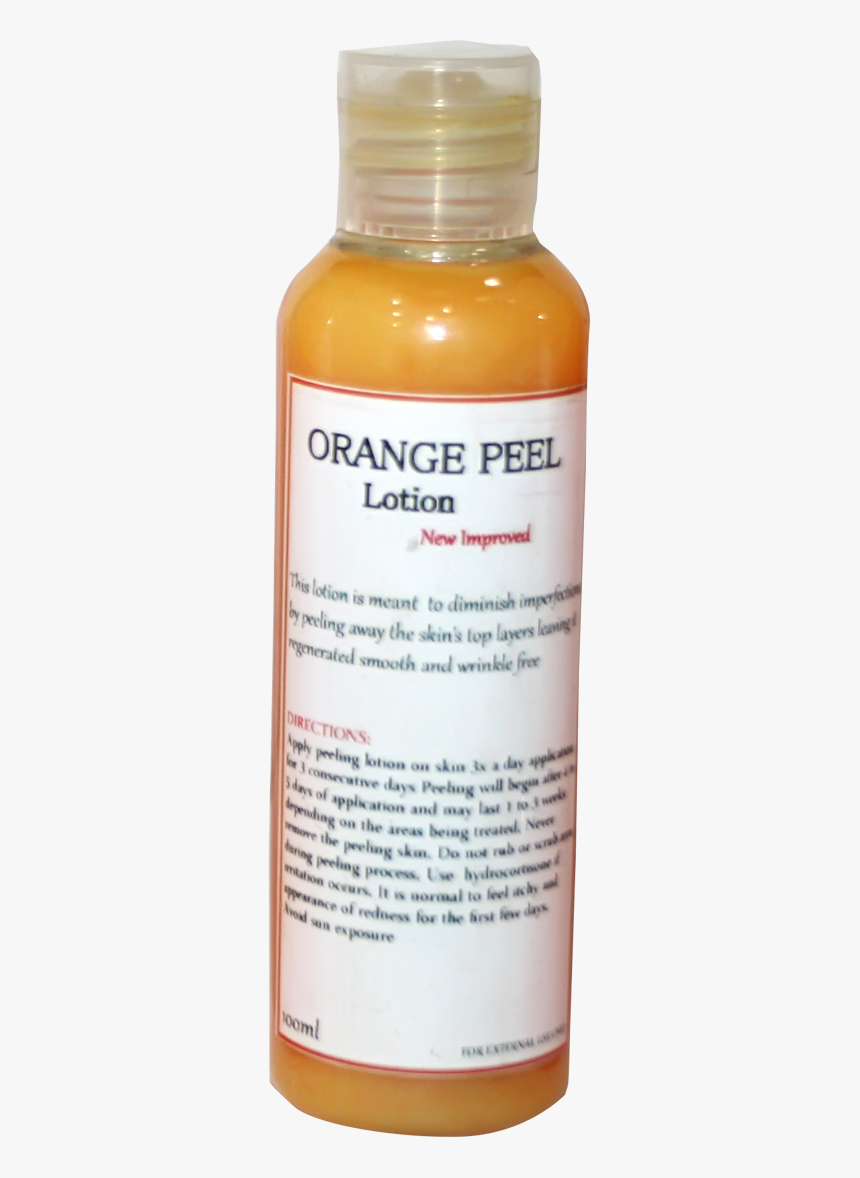 Transparent Orange Peel Png - Glass Bottle, Png Download