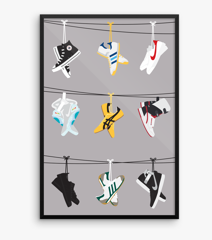 Sneakers Kicks Poster, HD Png Download