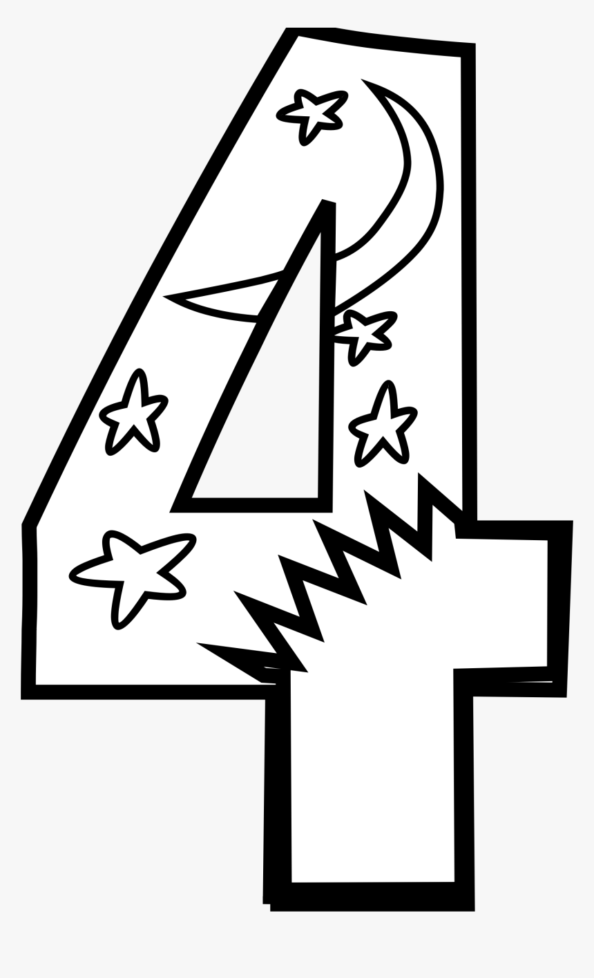 Transparent Colorful Banner Png - Number 4 Creation Day, Png Download