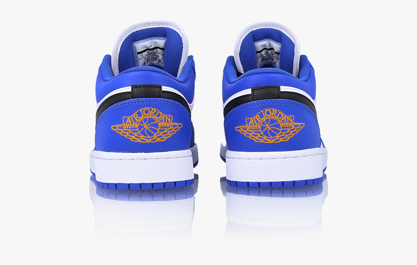 Air Jordan 1 Low Hyper Royal Orange Peel 553558-401 - Sneakers, HD Png Download