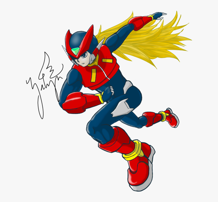 Megaman Zero - Cartoon, HD Png Download