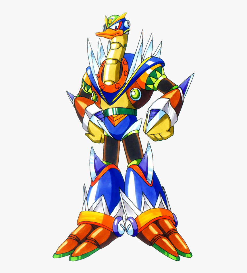 No Caption Provided - Megaman X2 Overdrive Ostrich, HD Png Download