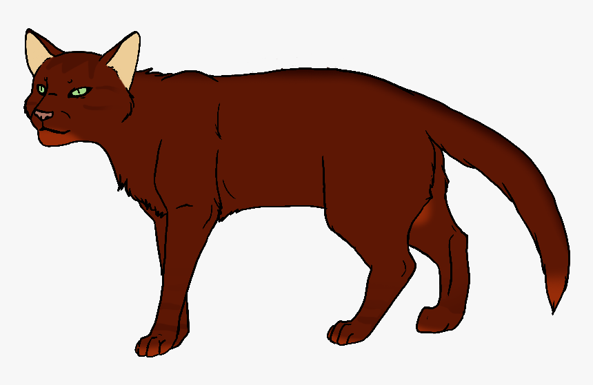 Clipart Cat Red - Red Brown Warrior Cat, HD Png Download