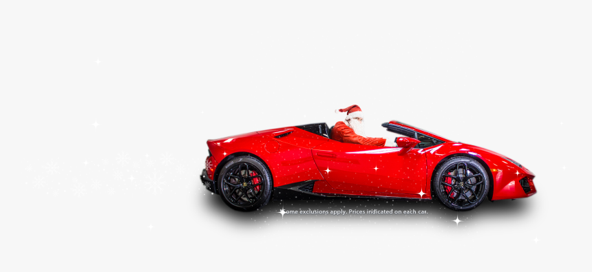 December Specials, Sant As Coming Early Car - Supercar, HD Png Download