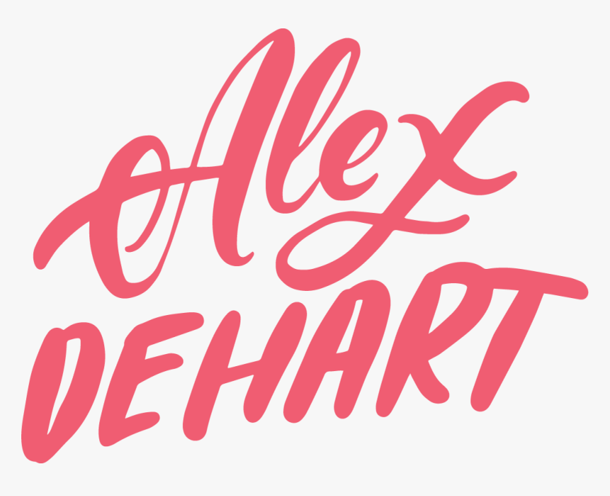 Alexandra Dehart - Calligraphy, HD Png Download