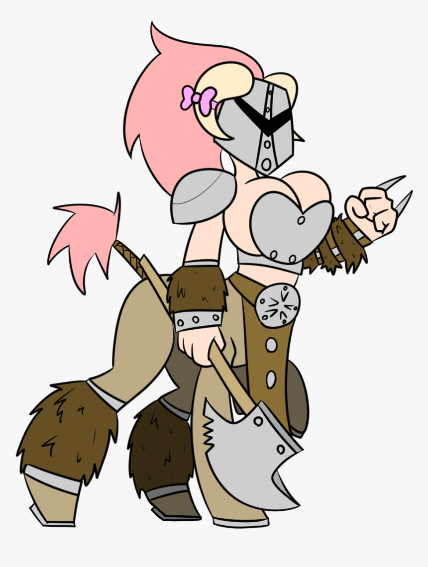 Barbarian Centaur Gal - Cartoon, HD Png Download