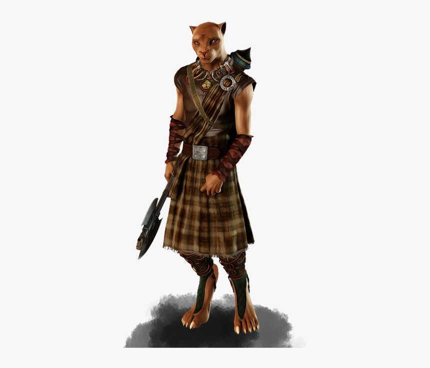 Cat, Cat Warrior, Celt, Celtic Warrior, Male, Feline - Celtic Warrior No Background, HD Png Download