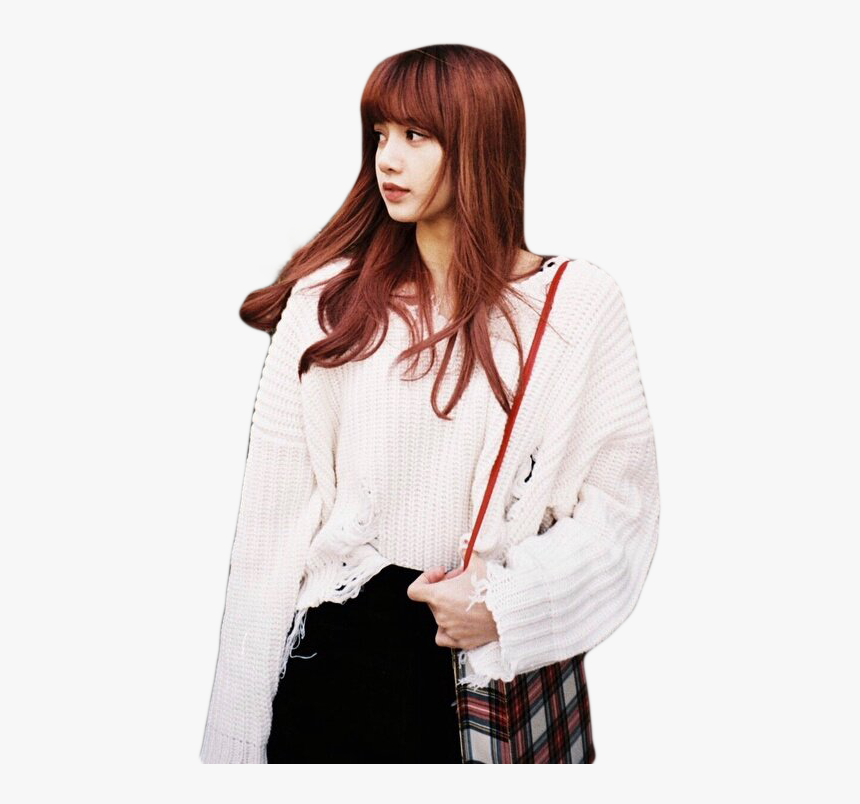 Kpop, Png, And Blackpink Image - Lisa Blackpink Knit Sweater, Transparent Png