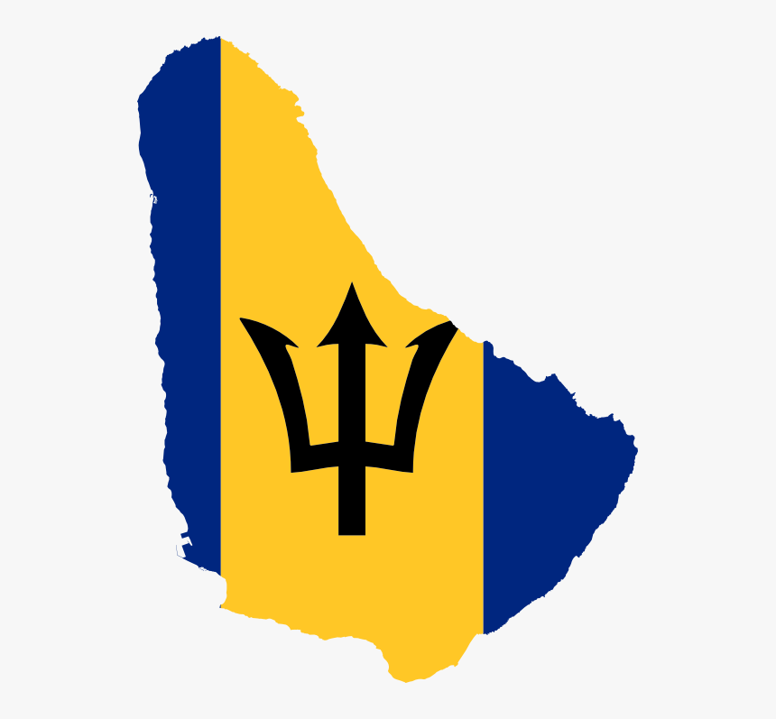 Barbados Flag Island, HD Png Download