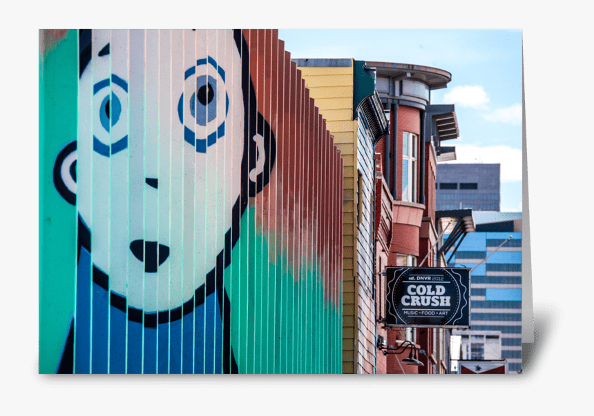 Staggered Face Greeting Card - Illustration, HD Png Download