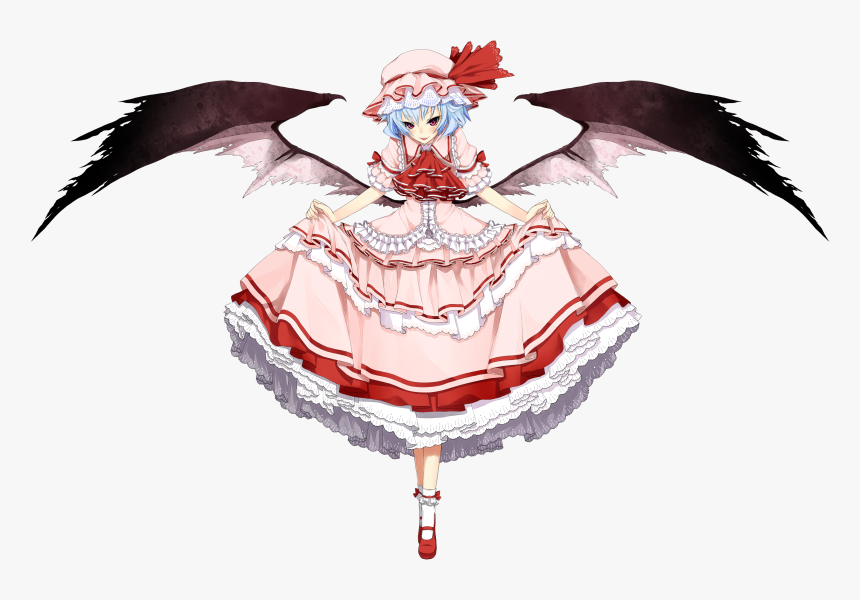 Transparent Kodama Png - Remilia Scarlet Full Body, Png Download