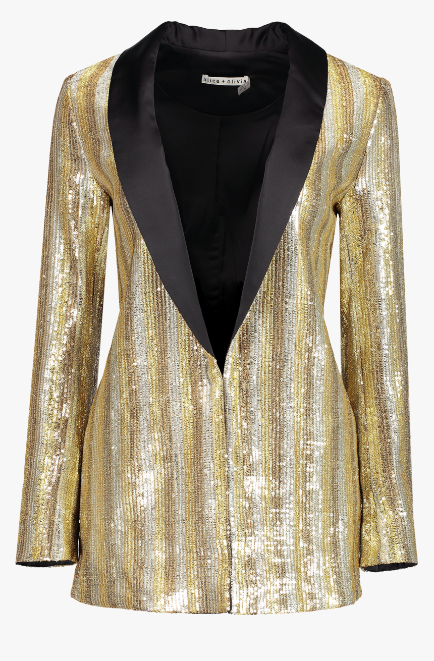 Jace Embellished Shawl Collar Oversized Blazer - Clothes Hanger, HD Png Download