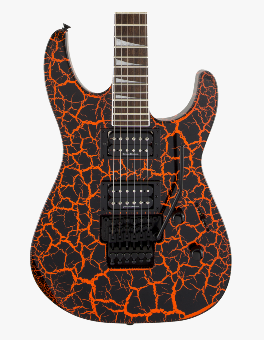 Jackson X Series Soloist Slx Crackle Laurel Fingerboard - Jackson X Series Soloist Orange Crackle, HD Png Download
