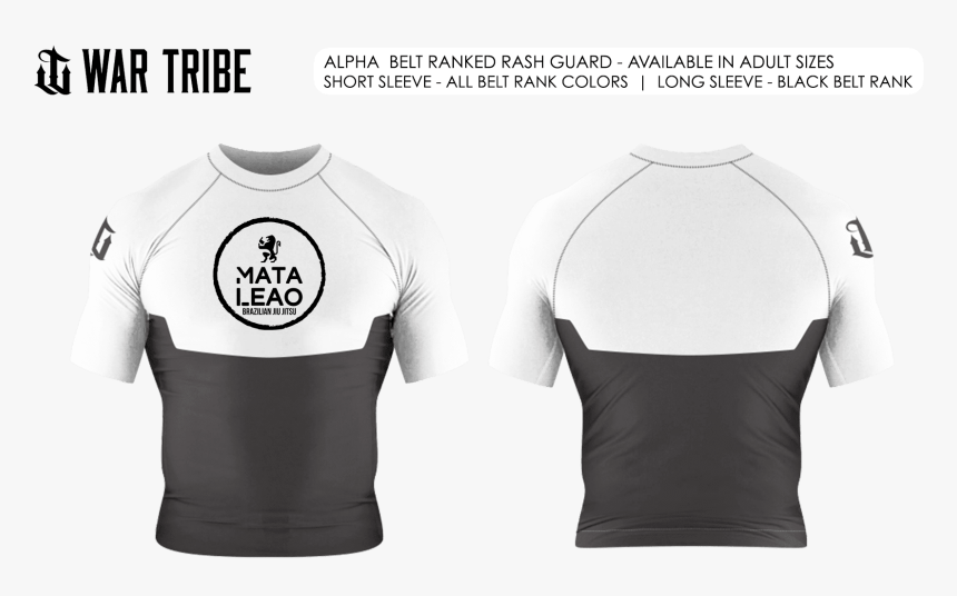 Short Sleeve Black Bjj Rash Guard, HD Png Download