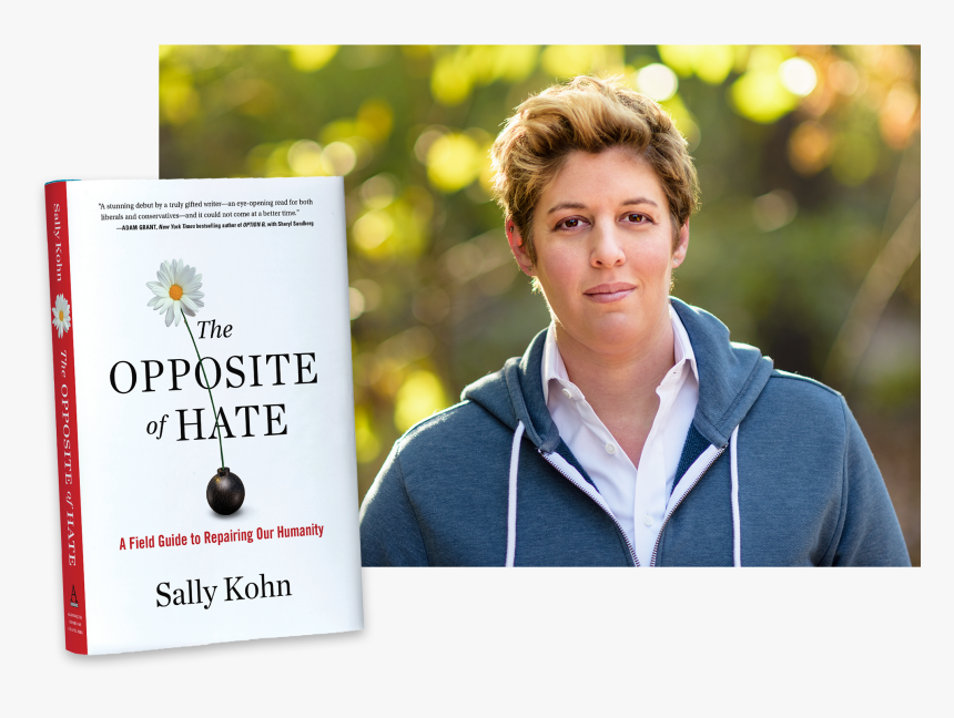 This Image May Contain Sally Kohn Human Person Brochure - Opposite Of Hate Sally Kohn, HD Png Download