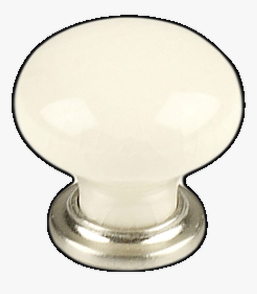 Knob, 1 3/8 Inch Diameter, Satin Nickel/cream Crackle - Pokeball, HD Png Download