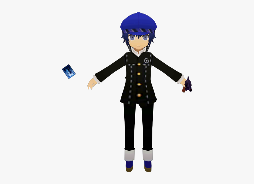 Download Zip Archive - Persona Q Yosuke Model, HD Png Download