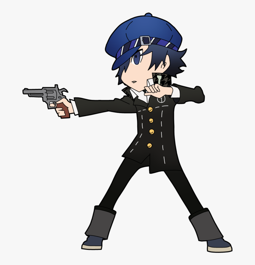 Naoto Shirogane Persona Q, HD Png Download