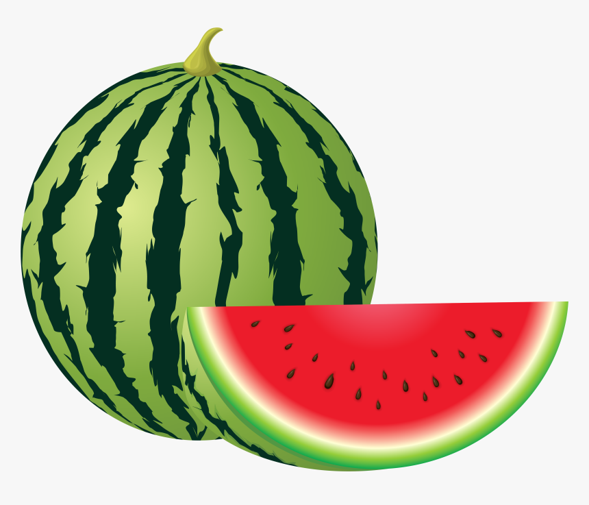 Clipart Hearts Watermelon, HD Png Download