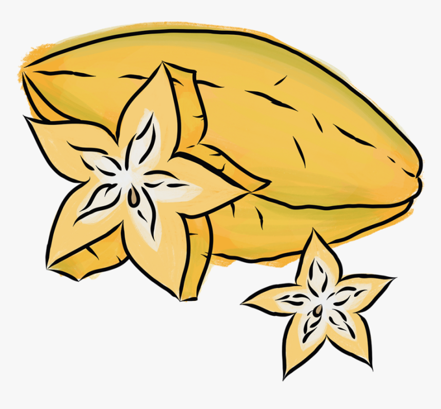 Transparent Star Fruit Png, Png Download